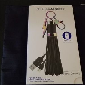 Rebecca Minkoff power tassel key chain
